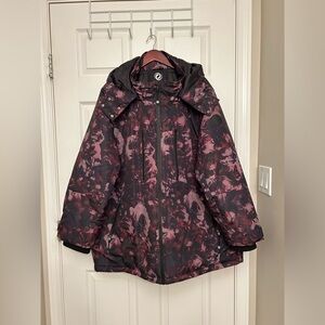 Pennington’s Activezone Rose Floral Winter Coat